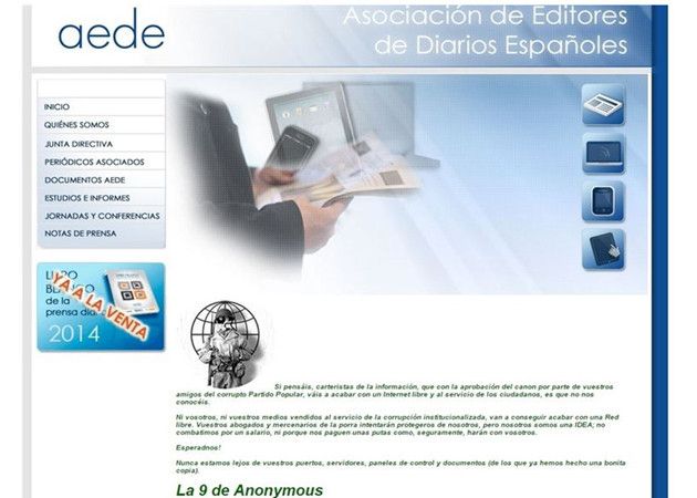 hackea la web de AEDE