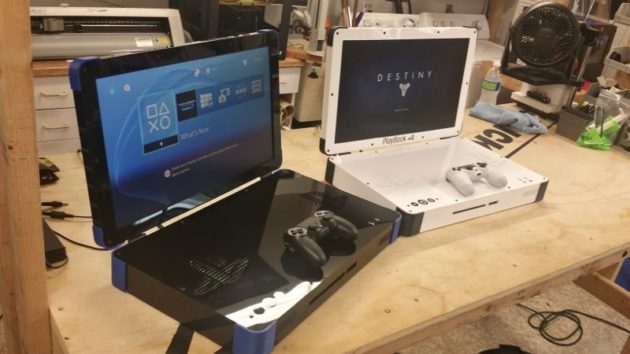 PS4 vestida de portátil