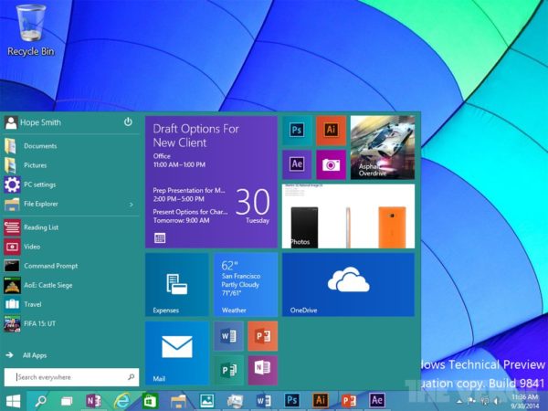Windows 10 Consumer Preview