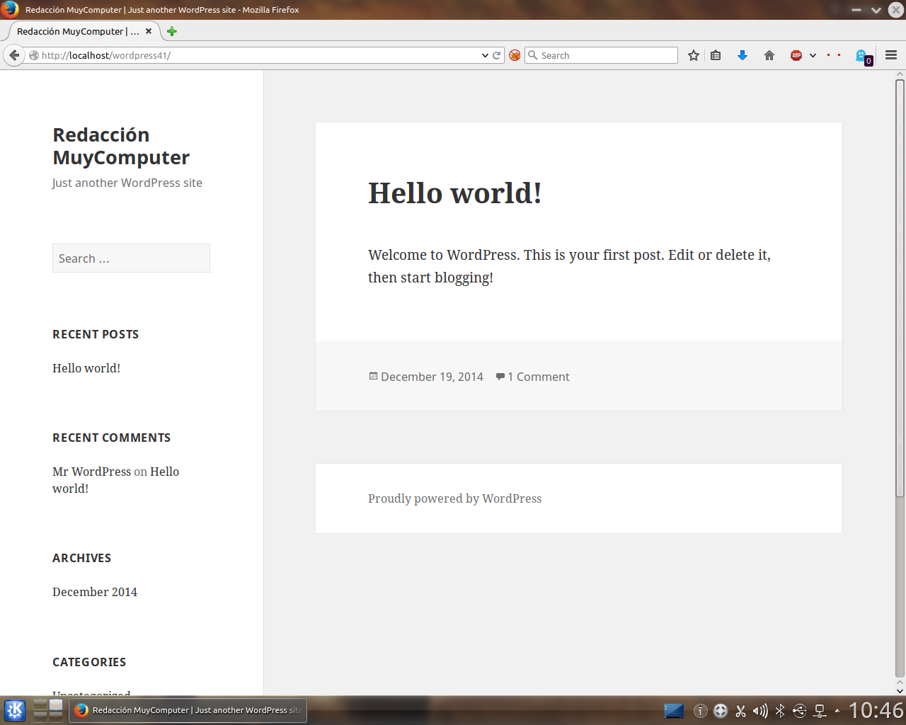 Nuevo tema WordPress 4.1