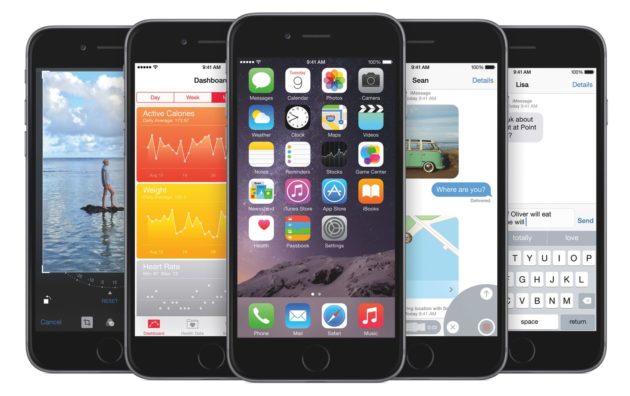 espacio que ocupa iOS 8
