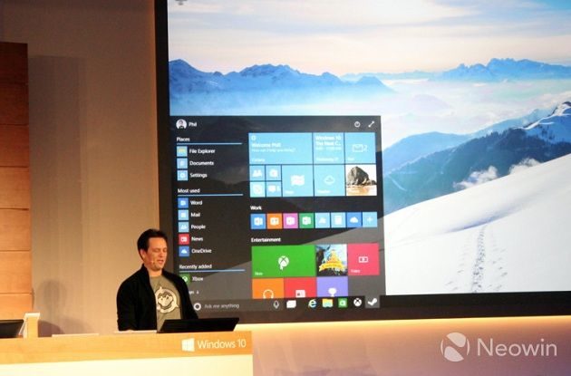 Windows 10 ofrecerá transparencias