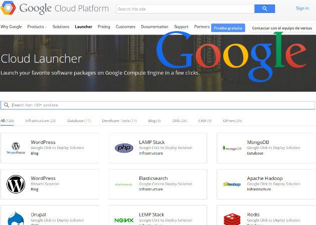 Google Cloud Platform lanza Cloud Launcher, herramienta que permite instalar diversos CMS o un LAMP con tan solo un clic