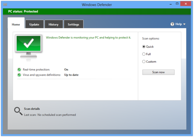 Windows Defender es el peor antivirus