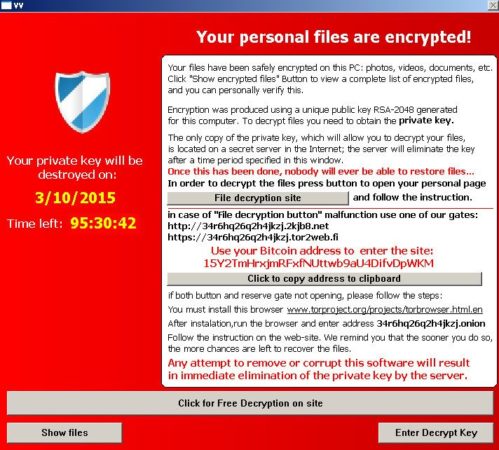 variante de CryptoLocker