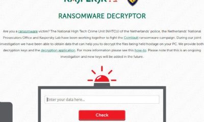 Kaspersky y la policía neerlandesa se alían para lanzar una herramienta contra el ransomware