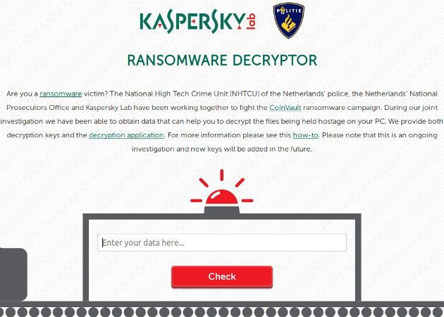 Kaspersky y la polic&iacute;a neerlandesa se al&iacute;an para lanzar una herramienta contra el ransomware