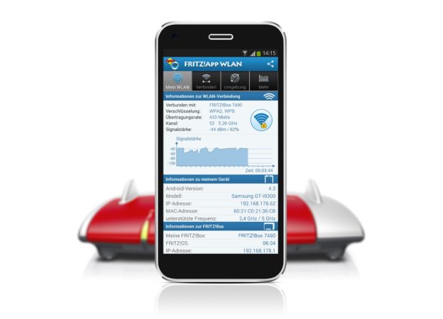 aplicaci&oacute;n FRITZ!App WLAN