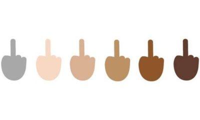 El emoji del dedo del medio estará disponible en Windows 10