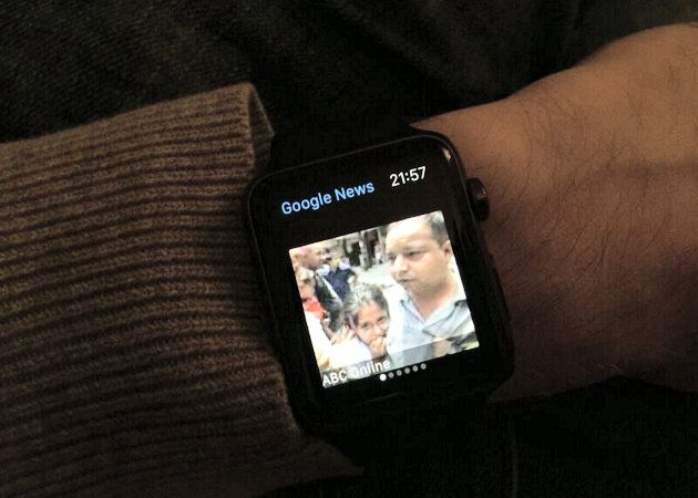 Google lanza una app para ver el tiempo y las noticias en el Apple Watch