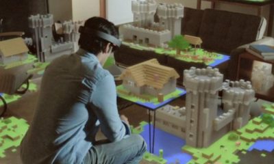 HoloLens, el motivo de por qué Microsoft compró Minecraft