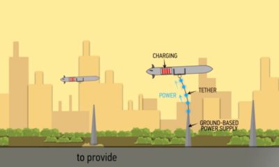 Boeing patenta un sistema para recargar drones en medio de un vuelo