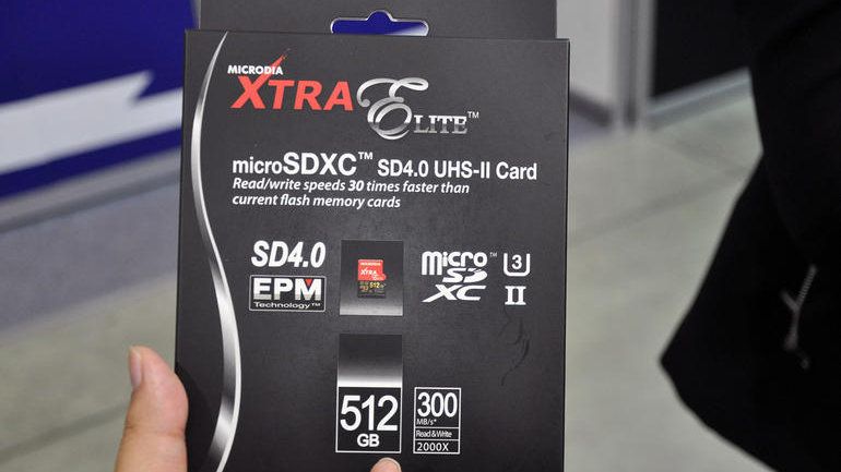 Presentado en el Computex 2015 un microSD de 512 GB