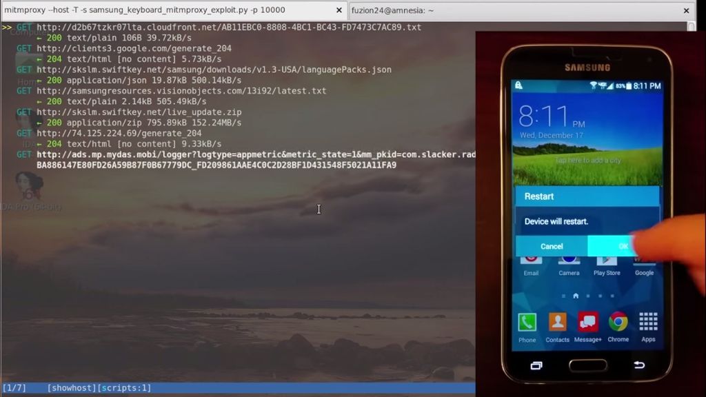 Smartphones Samsung, vulnerables a ataques remotos
