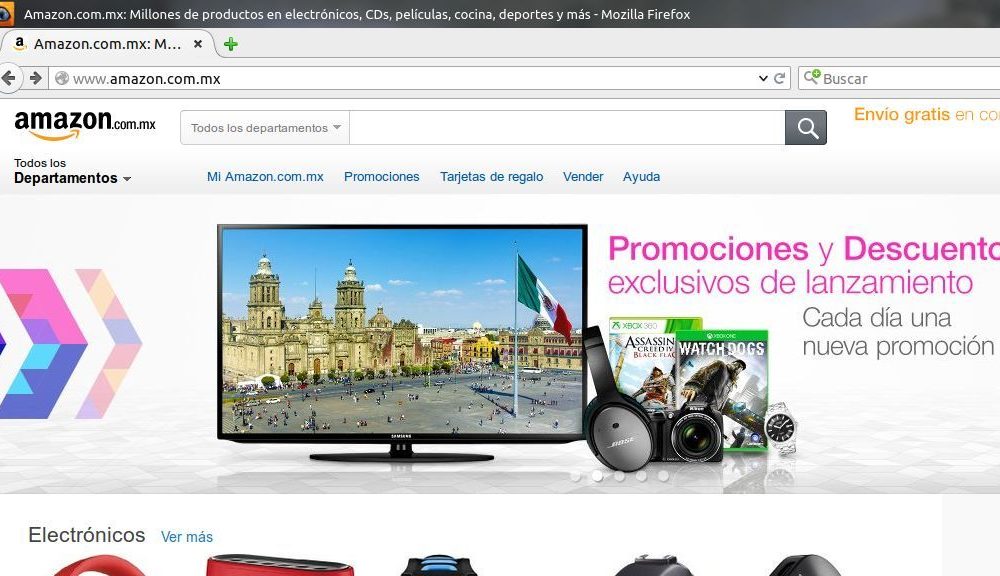 Amazon llega a México con miles de productos
