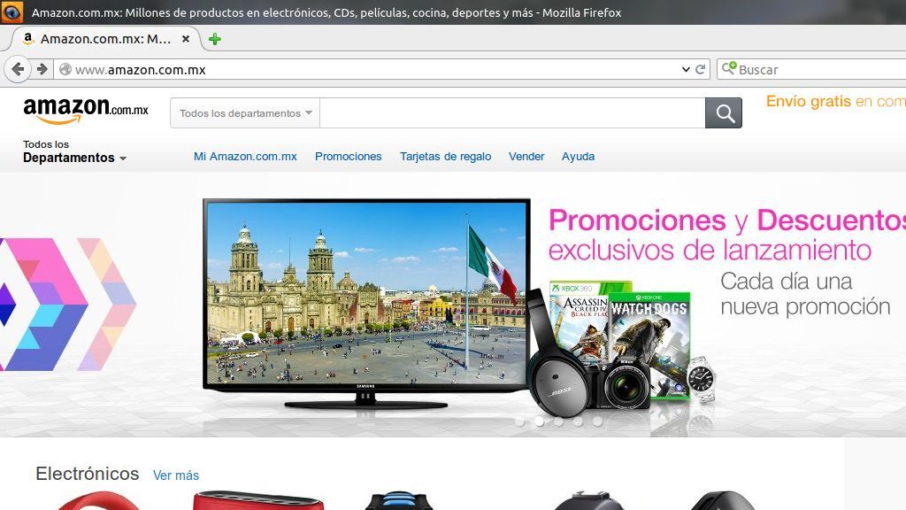 Amazon llega a México con miles de productos