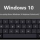 Atajos de teclado para Windows 10