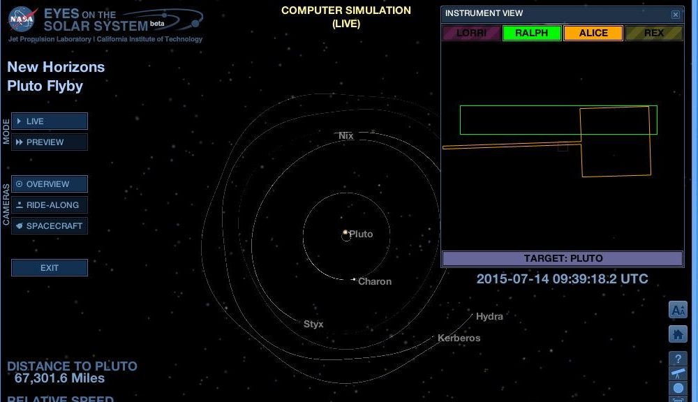 La NASA lanza una aplicación para seguir la llegada de New Horizons a Plutón