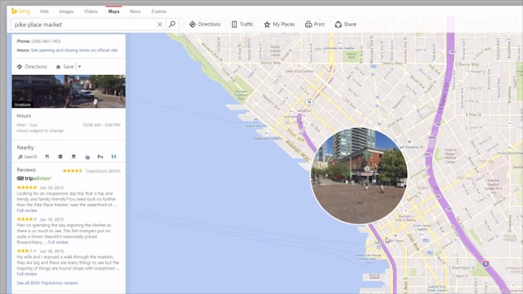 Microsoft rediseña Bing Maps para competir con Google