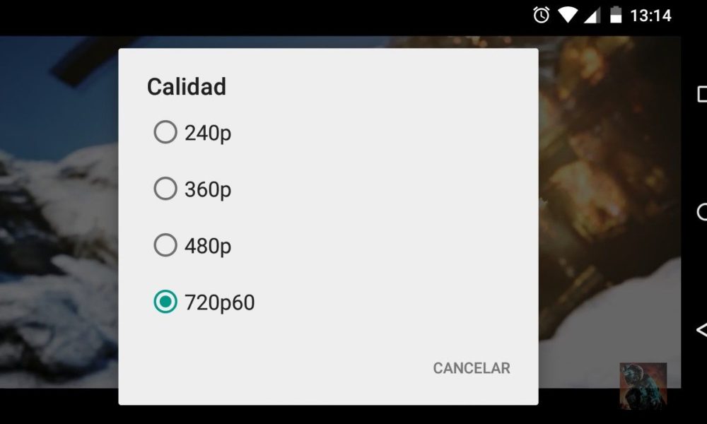 Reproduce vídeos de YouTube a 60 fps en iOS y Android