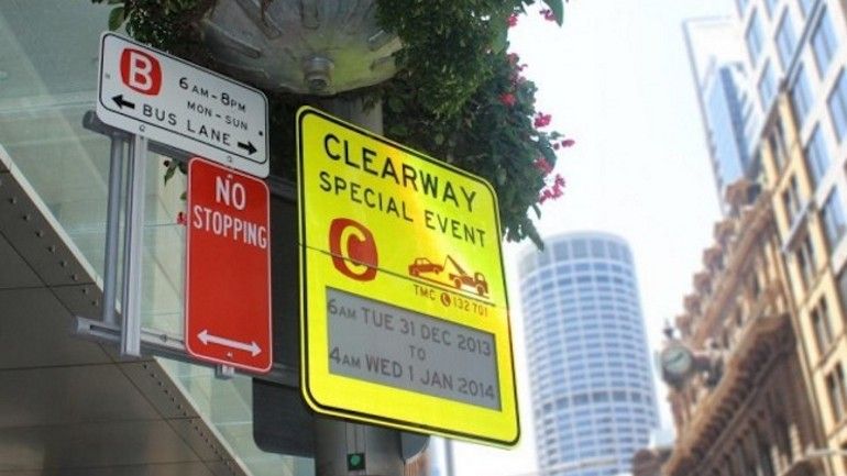 Sidney instala señales de aparcamiento sobre tinta electrónica