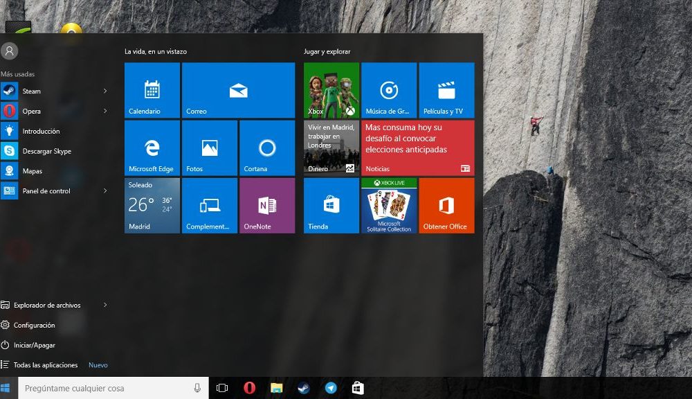 Computer Inicio El menú de Inicio de Windows 10 gana el premio IDSA
