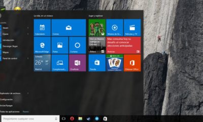 El menú de inicio de Windows 10 gana el premio IDSA