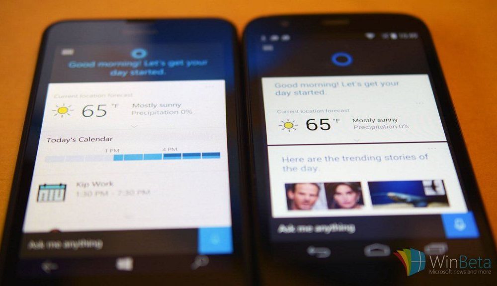 Microsoft actualiza Cortana para que pueda sustituir a Google Now