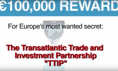 WikiLeaks ofrece 100.000 dólares por información de TTIP 47