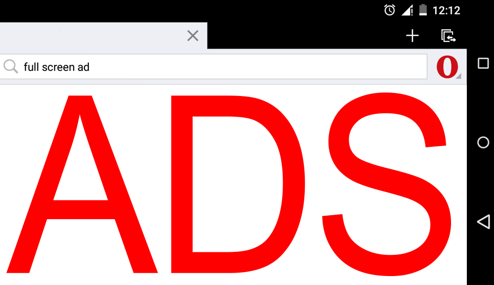 Google penalizará la publicidad a pantalla completa en los móviles