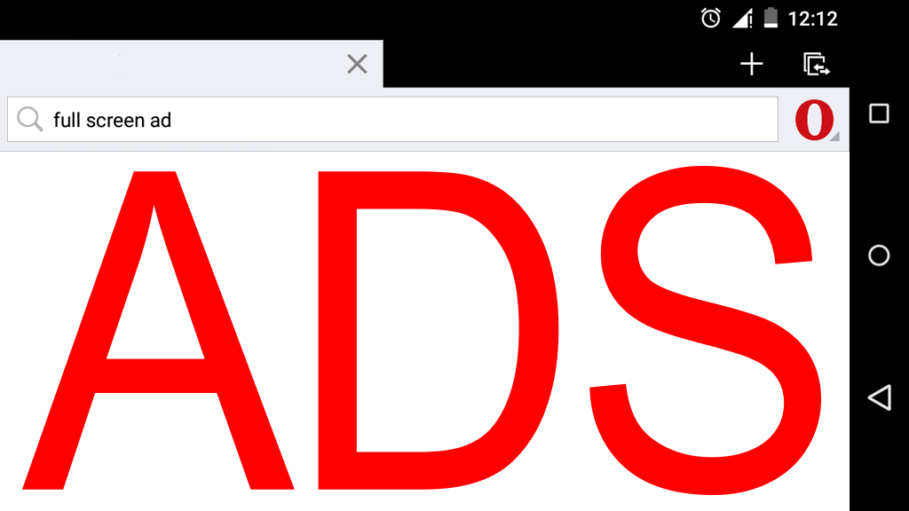 Google penalizará la publicidad a pantalla completa en los móviles