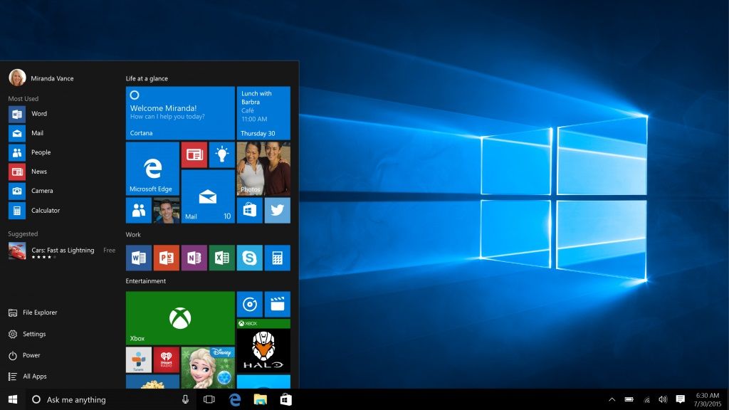 Los menores enviarán informes de actividad diferentes en Windows 10