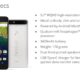 Se filtran las características del Google Nexus 6P