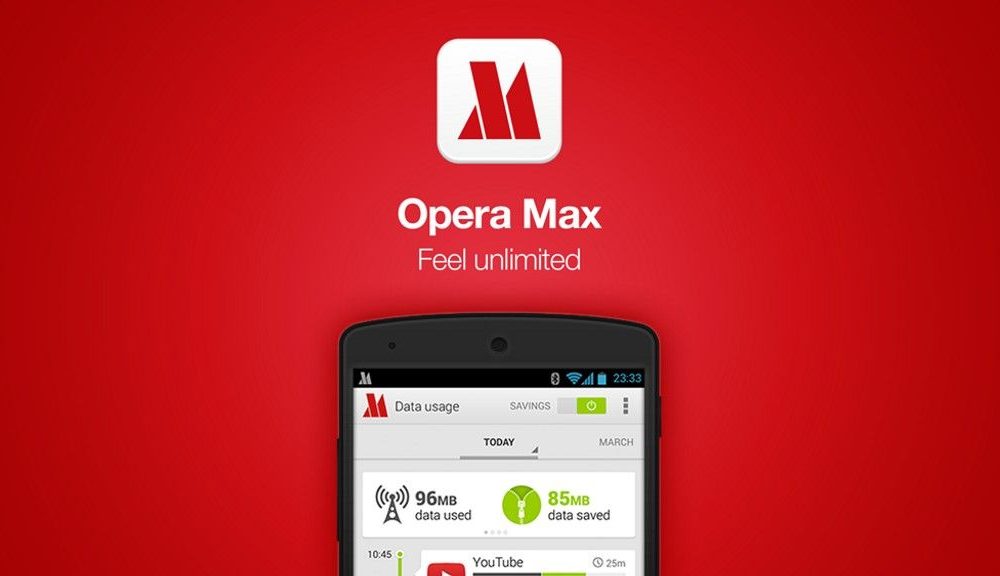 Opera Max reduce a la mitad el tráfico de streaming de música