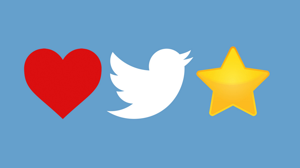 Twitter ha cambiado la estrella del favorito por el corazón de me gusta