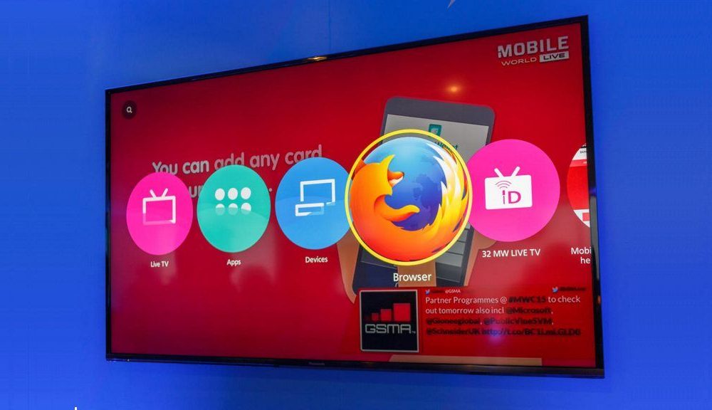Firefox OS será el sistema de los Smart TV de Panasonic