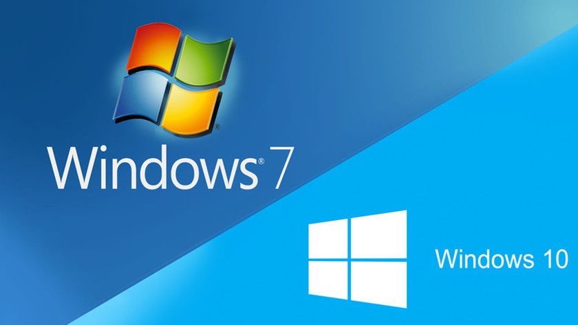 Windows 7 y Windows 10