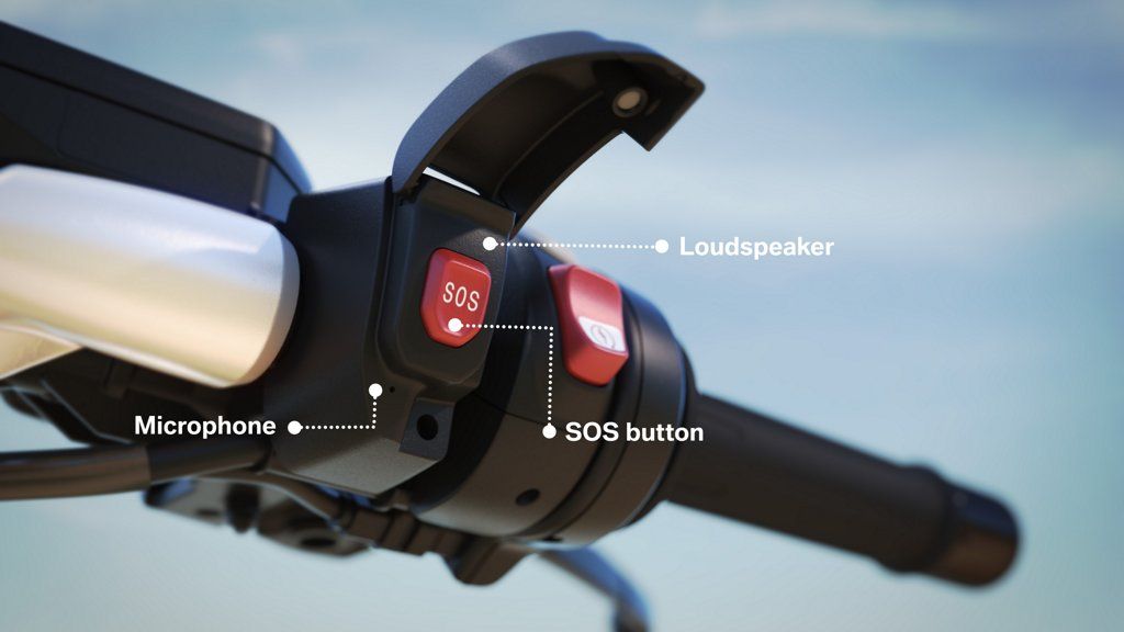 BMW muestra el primer sistema inteligente de emergencia para motos