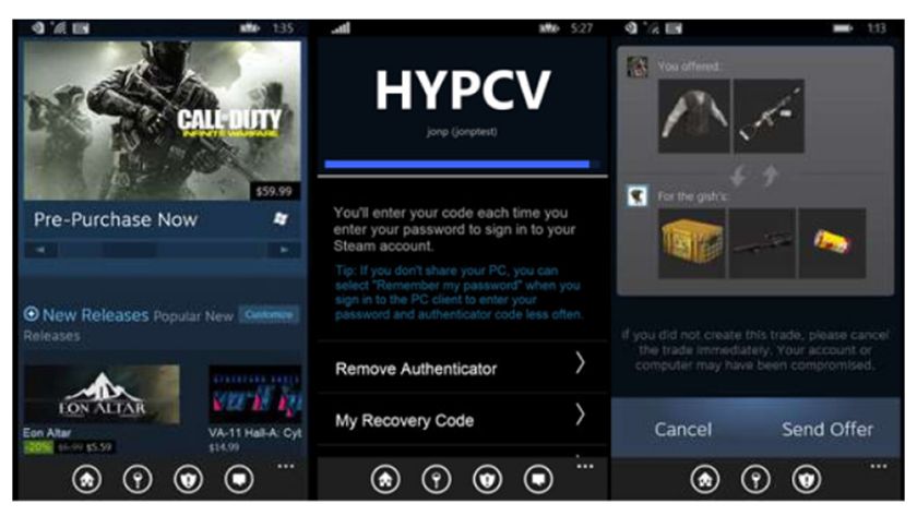 Steam para Windows Mobile
