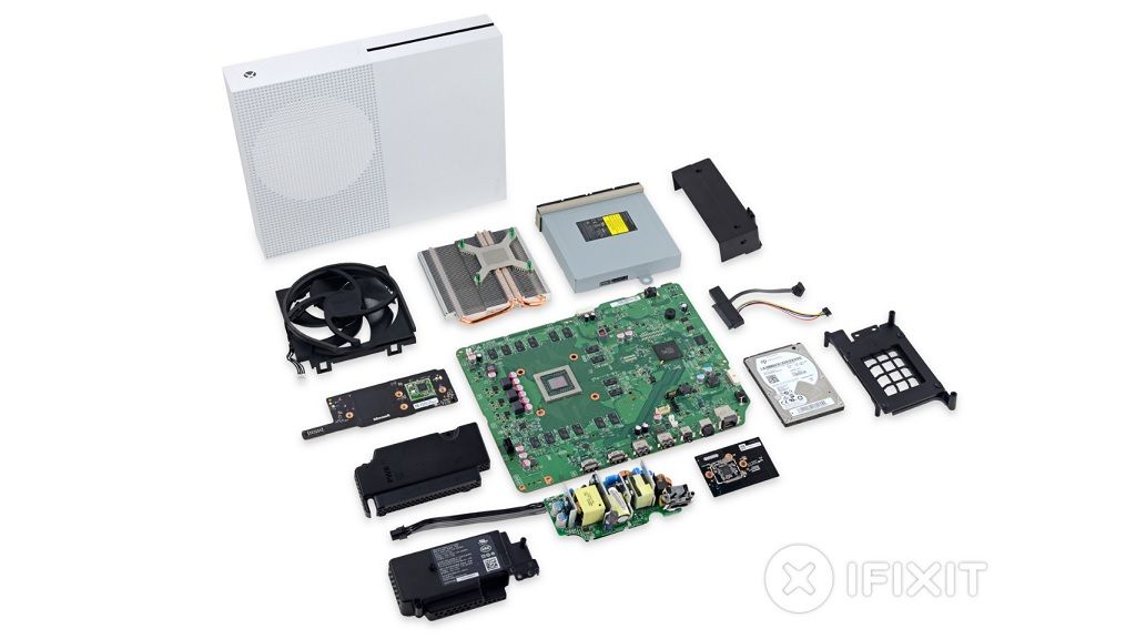 Color de malva lago Monopolio iFixit desmonta la nueva Xbox One S, así es por dentro