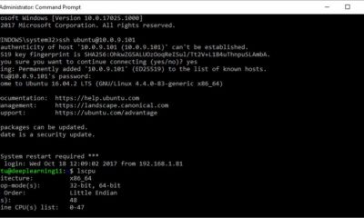 OpenSSH en Windows 10