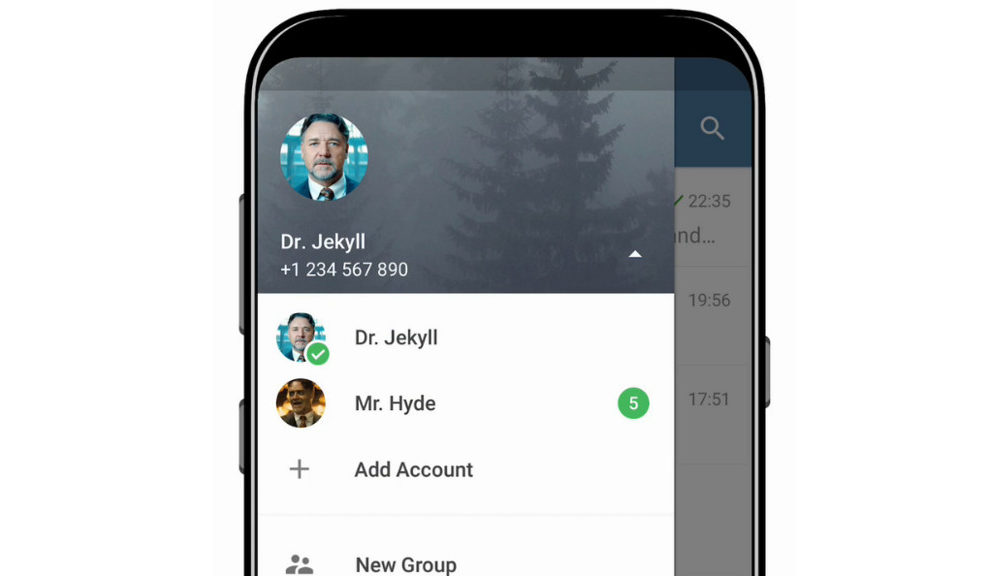 Telegram 4.7 para Android añade soporte para múltiples cuentas a la vez