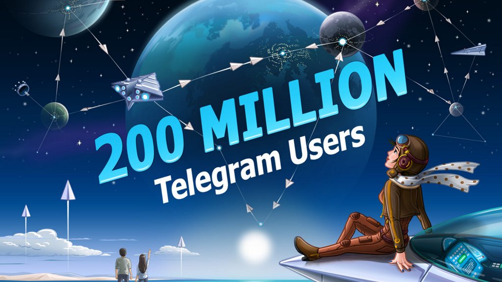 Telegram ha alcanzado los 200 millones de usuarios activos