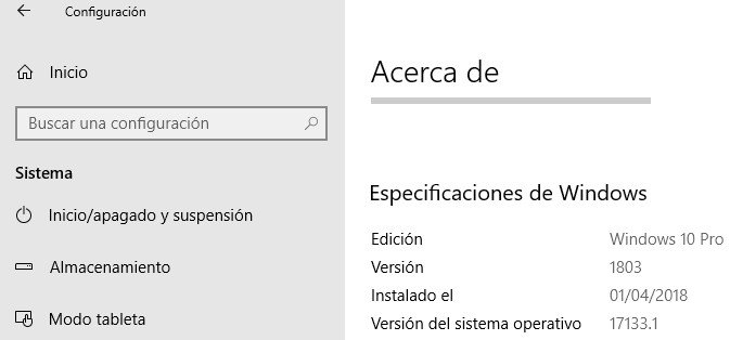 novedades de Windows 10 Spring Creators Update
