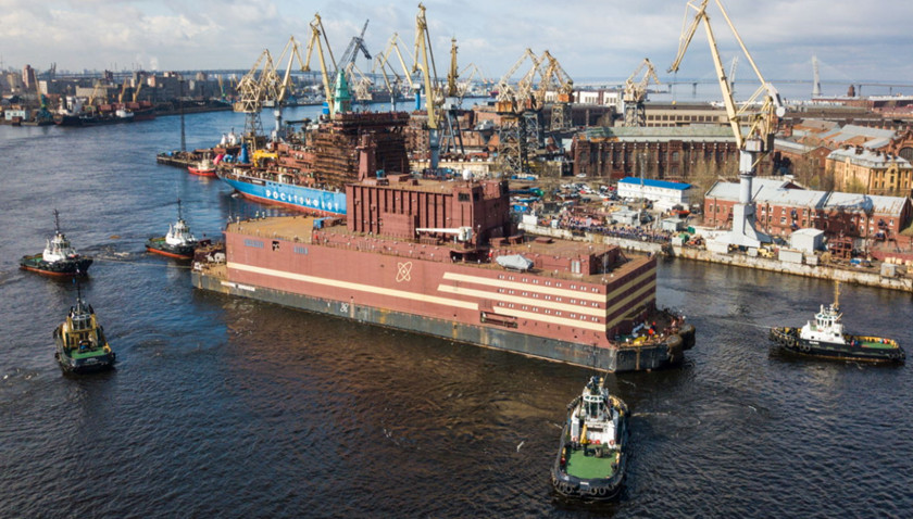 planta nuclear flotante