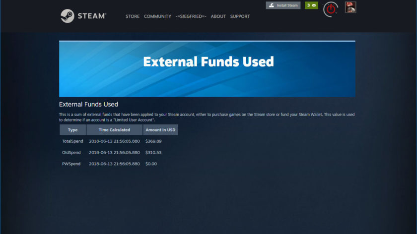 Steam Calculadora External Funds