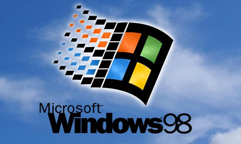 Gato de salto curva costilla Windows 98 cumple 20 años