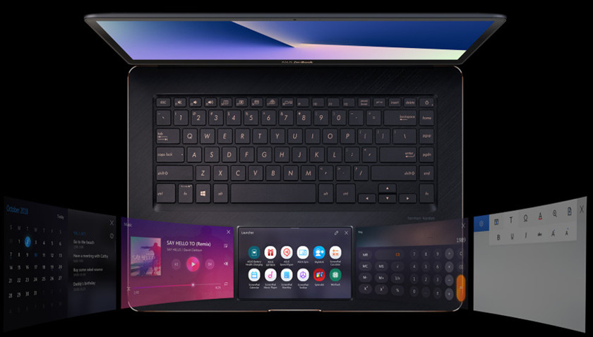 ASUS apunta al MacBook Pro con un ZenBook Pro con "ScreenPad" 28