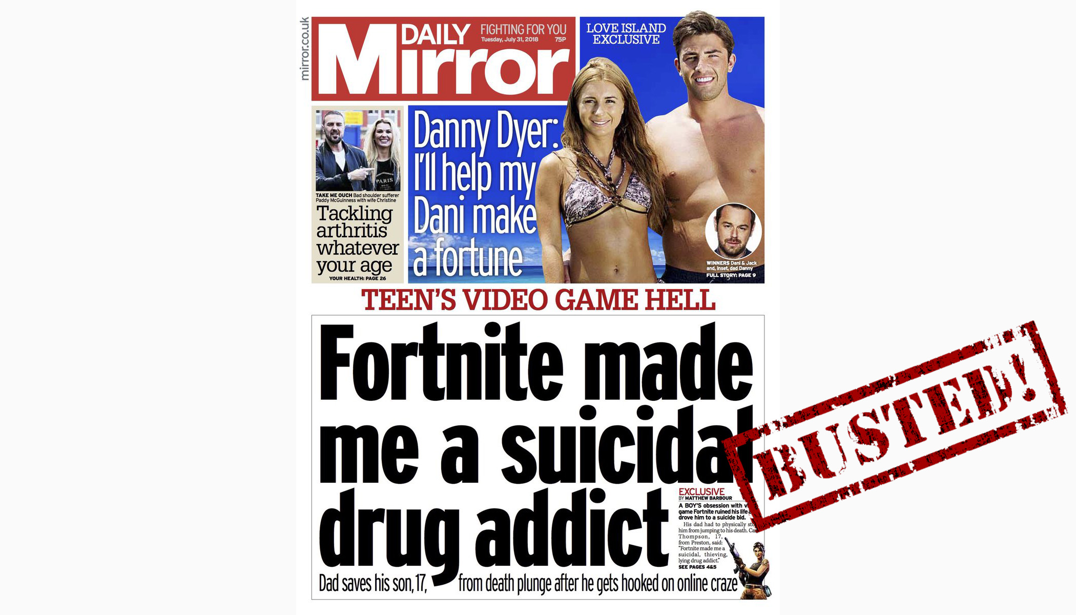 Pagan noticias contra videojuegos