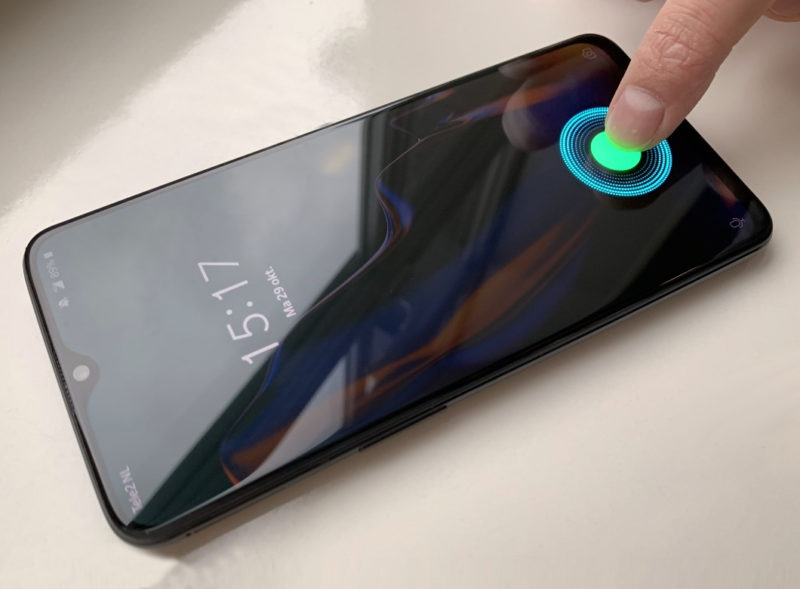 Oppo RX17 Lector huellas